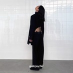 gushpsychic Stand Collar Cutting Hole Design Suit