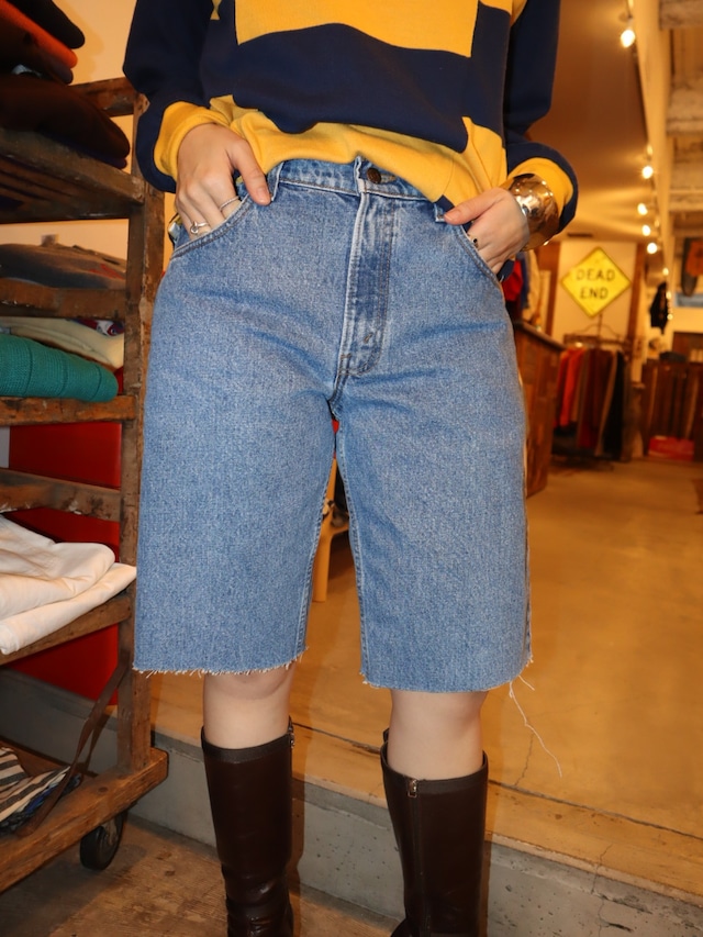 Levi's cut off denim pants 【8064】