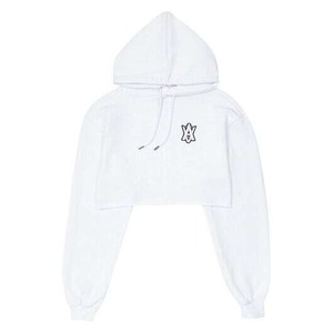 【ACME DE LA VIE】Logo Emblem Patch Crop Hoodie (ADLV-17)【リサ × アクメドラビ/BLACKPINK/LISA/セットアップ/トップス/パーカー/韓国/2022ss/春夏コーデ/韓国ファッション/海外ファッション/ストリート】