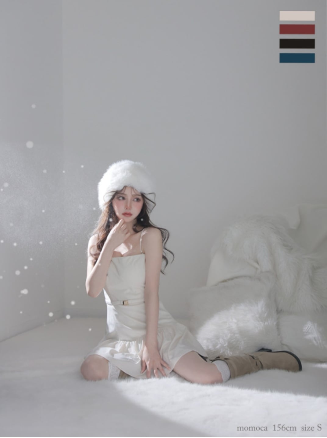 XSサイズあり】フェザーニットパール付きタイトミニキャバドレス