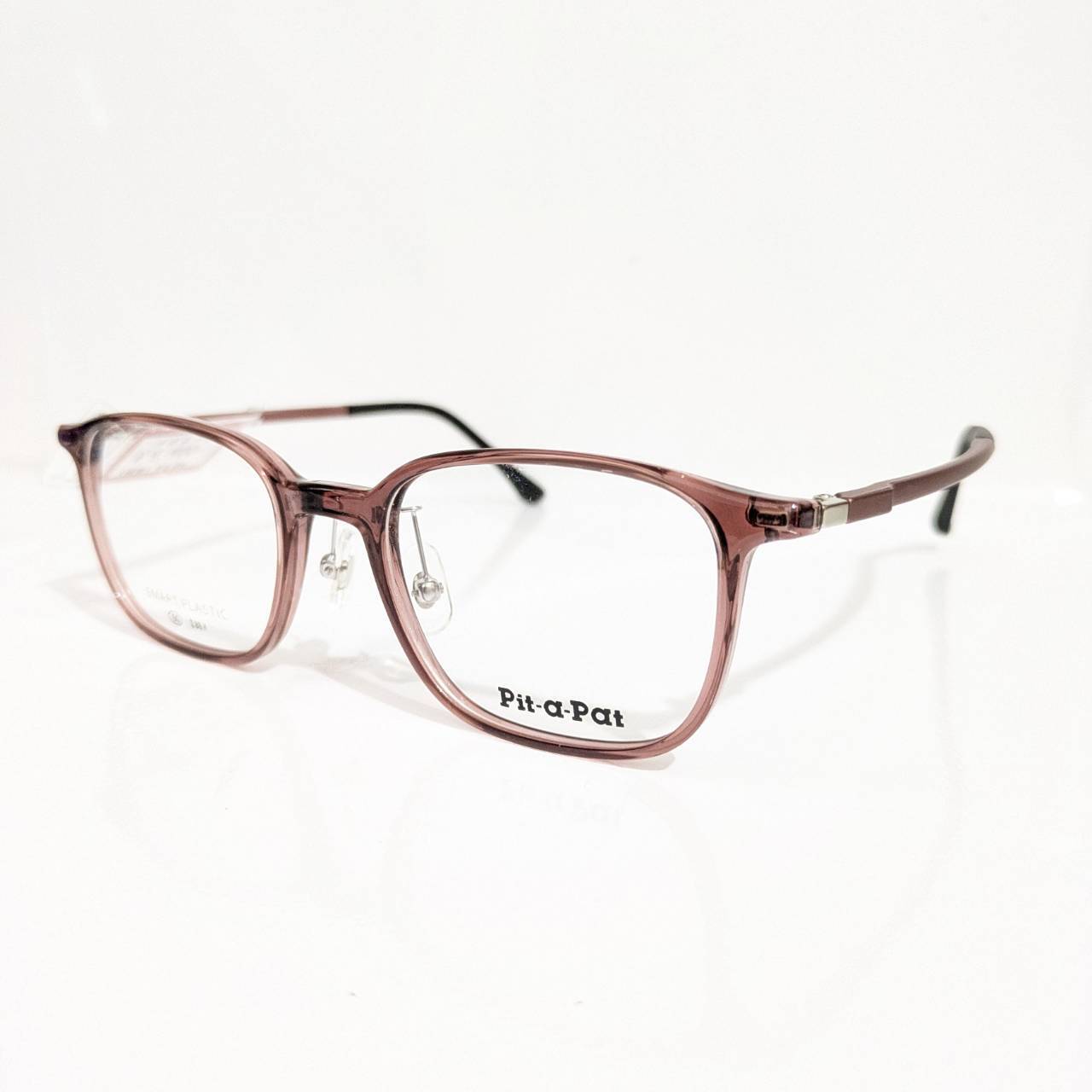 【Pit-a-Pat】ウエリントンセルフレーム クリアブラウン