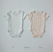 【取寄/韓国直送】Brodyjane 26/SM ジャガードフラワースタイボディスーツ｜韓国子供服