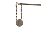 Antique key charm