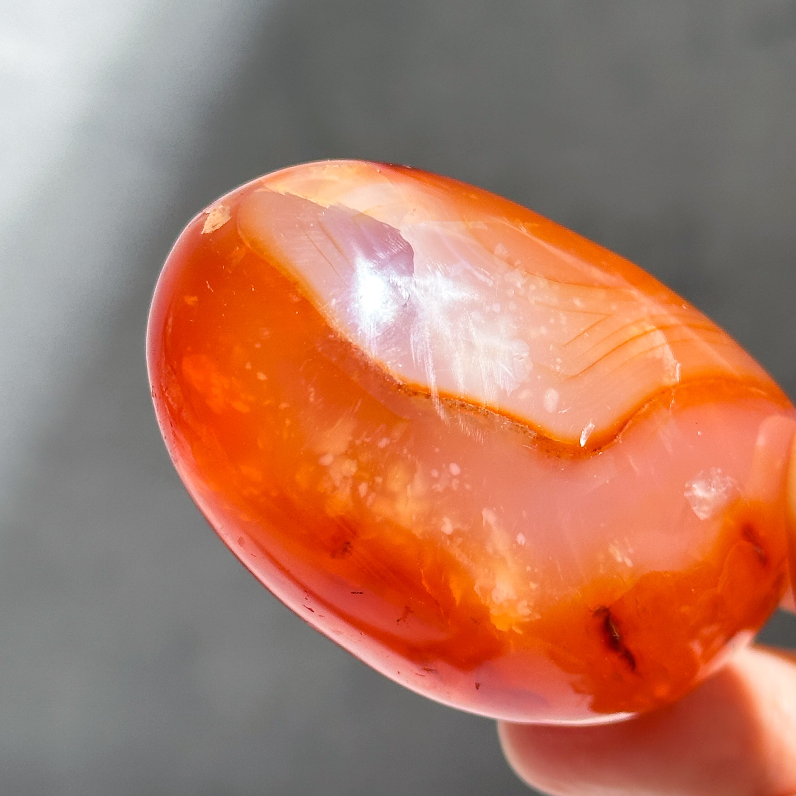 カーネリアン パーム 04♢ Carnelian ♢天然石・鉱物・パワーストーン