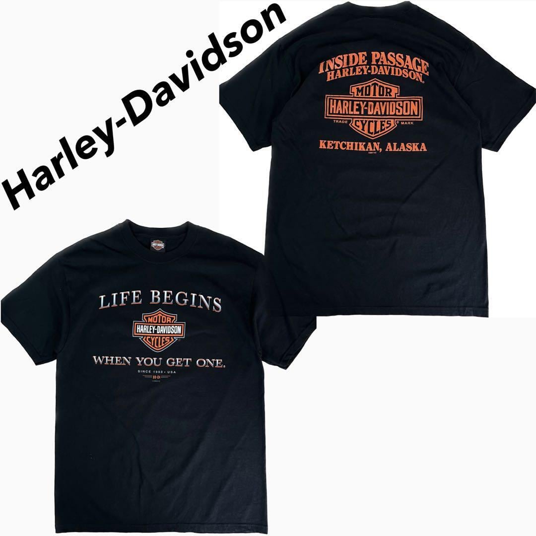 両面プリント USA製 Harley-Davidson ハーレーダビッドソン T