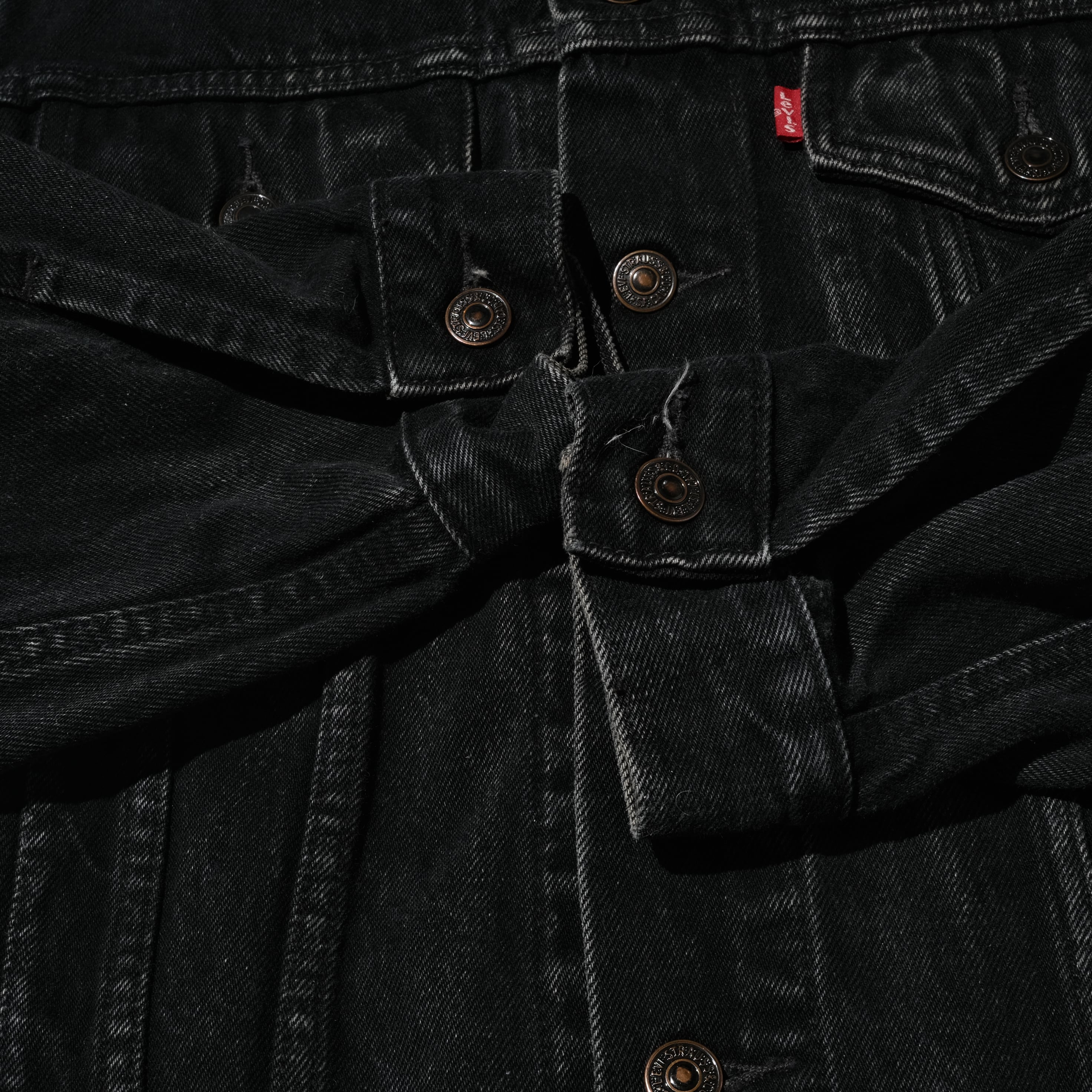 92's Levi's 70503 black denim jacket made in Spain [M] | goodbuy