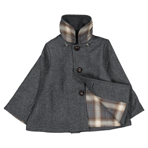ご予約【MaisonMarelle】送料無料Coat VERNEUIL- gray mostly wool18m-4y