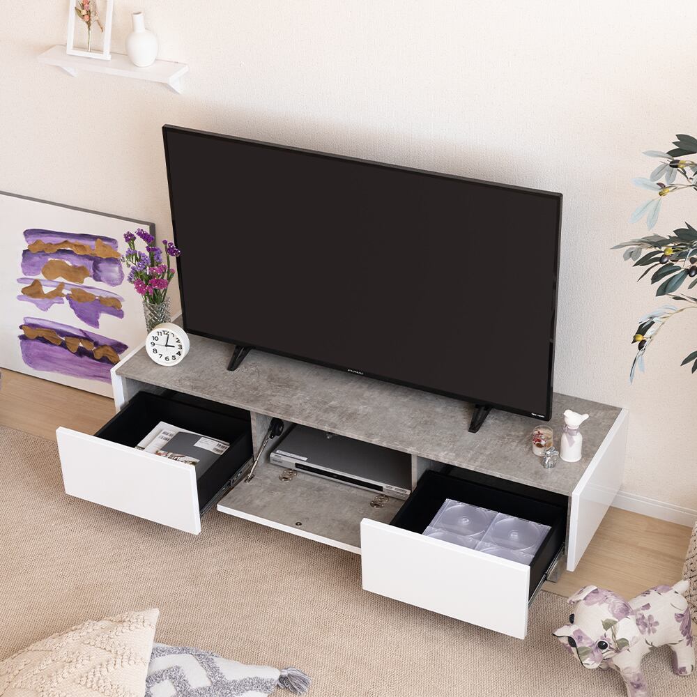 大人気　グレー　テレビ台140cm　ローボード　ベロア　オシャレ　可愛い　綺麗 10%OFFコード：F523】 テレビ台 ローボード 完成品 140cm TV台 テレビ