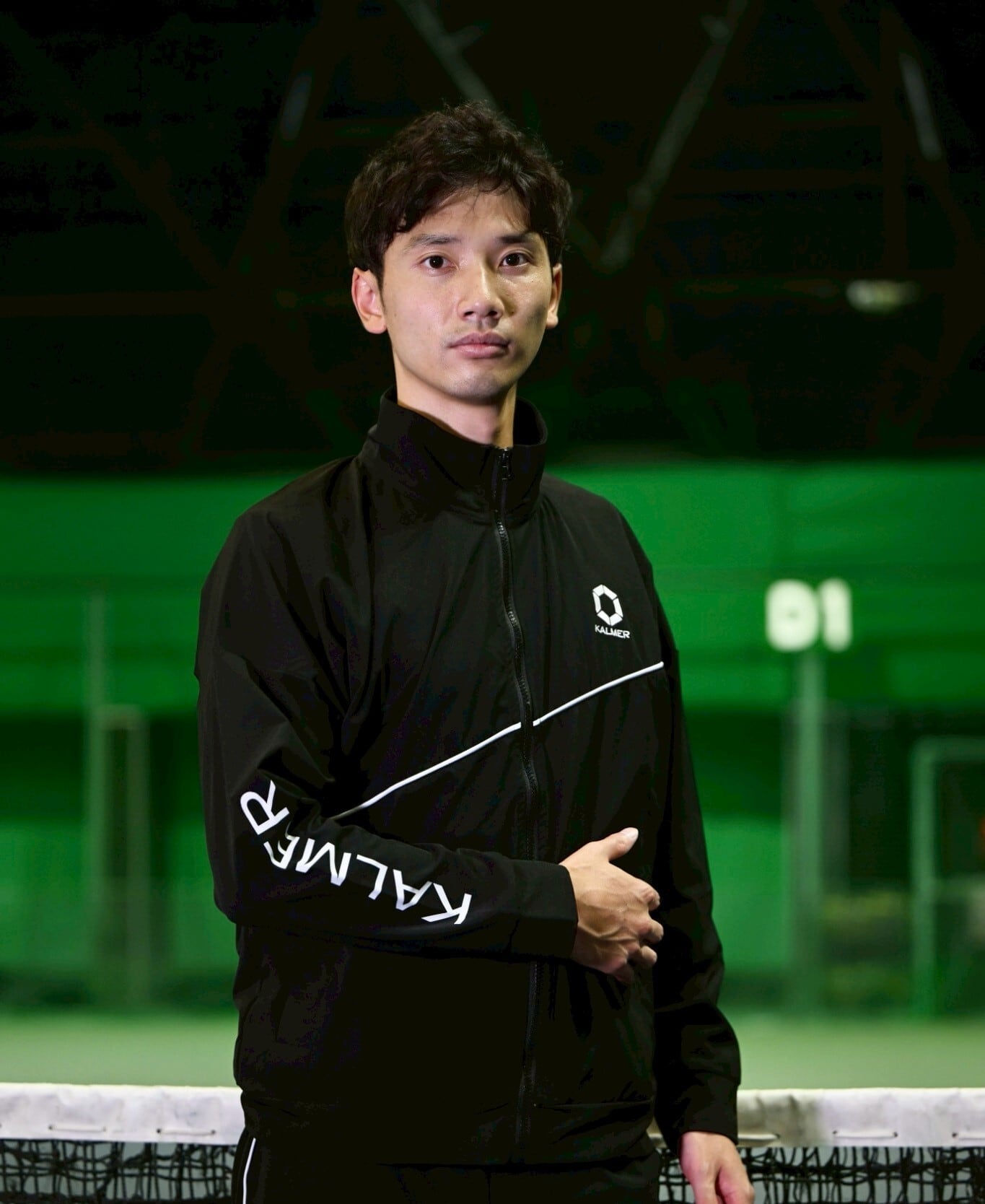 track jacket black | KALMER