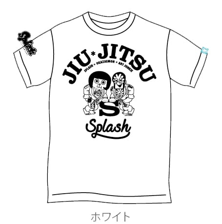 スプラッシュ×オカザえもん×アートジャンキーコラボTシャツ（ホワイト