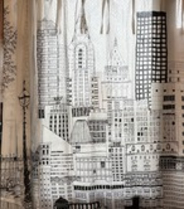 LANDSCAPEカーテン [サイズ: 高さ1800×横1000]