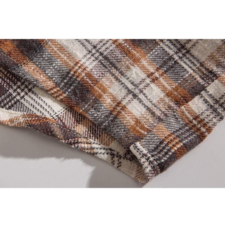 ★VINTAGE COLORBLOCK PLAID SHIRT　　　A0760