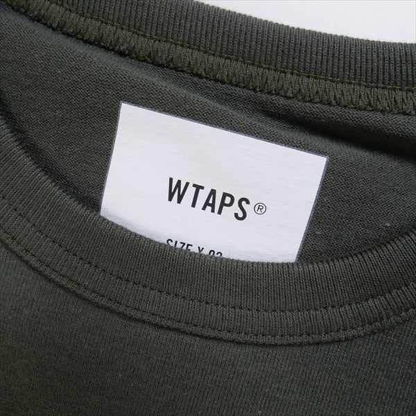 WTAPS PEAK OUT LS COTTON オリーブ  Lサイズ ロンT