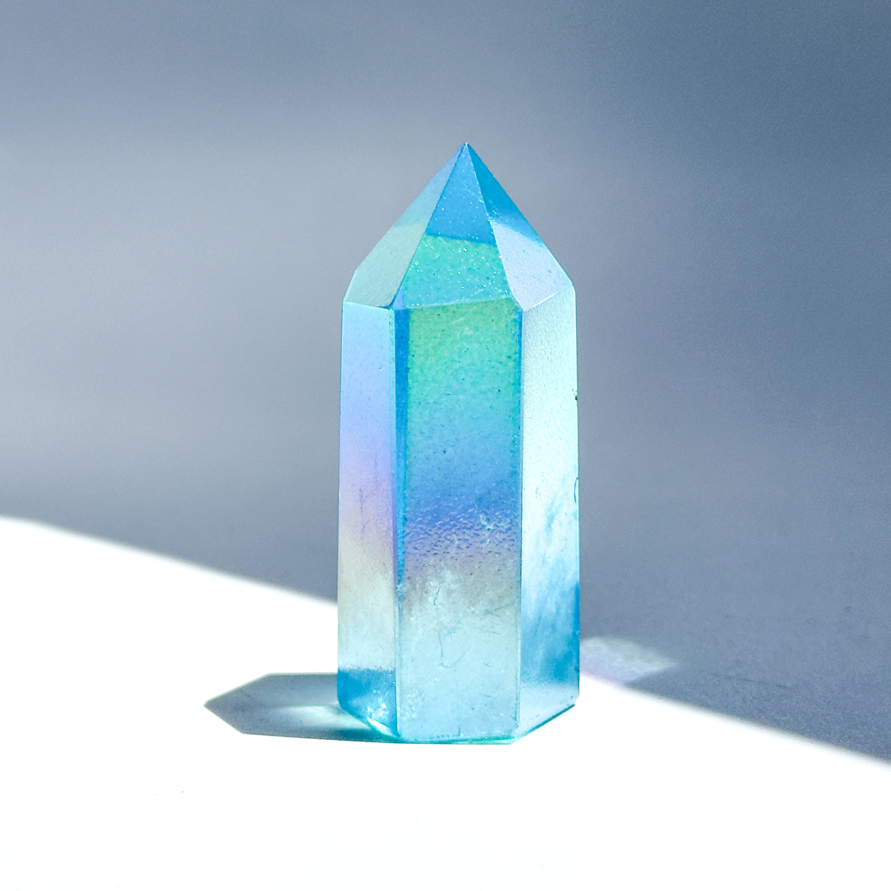 アクアオーラクォーツ タワー 81✧ Aqua Aura Quartz ✧天然石・鉱物