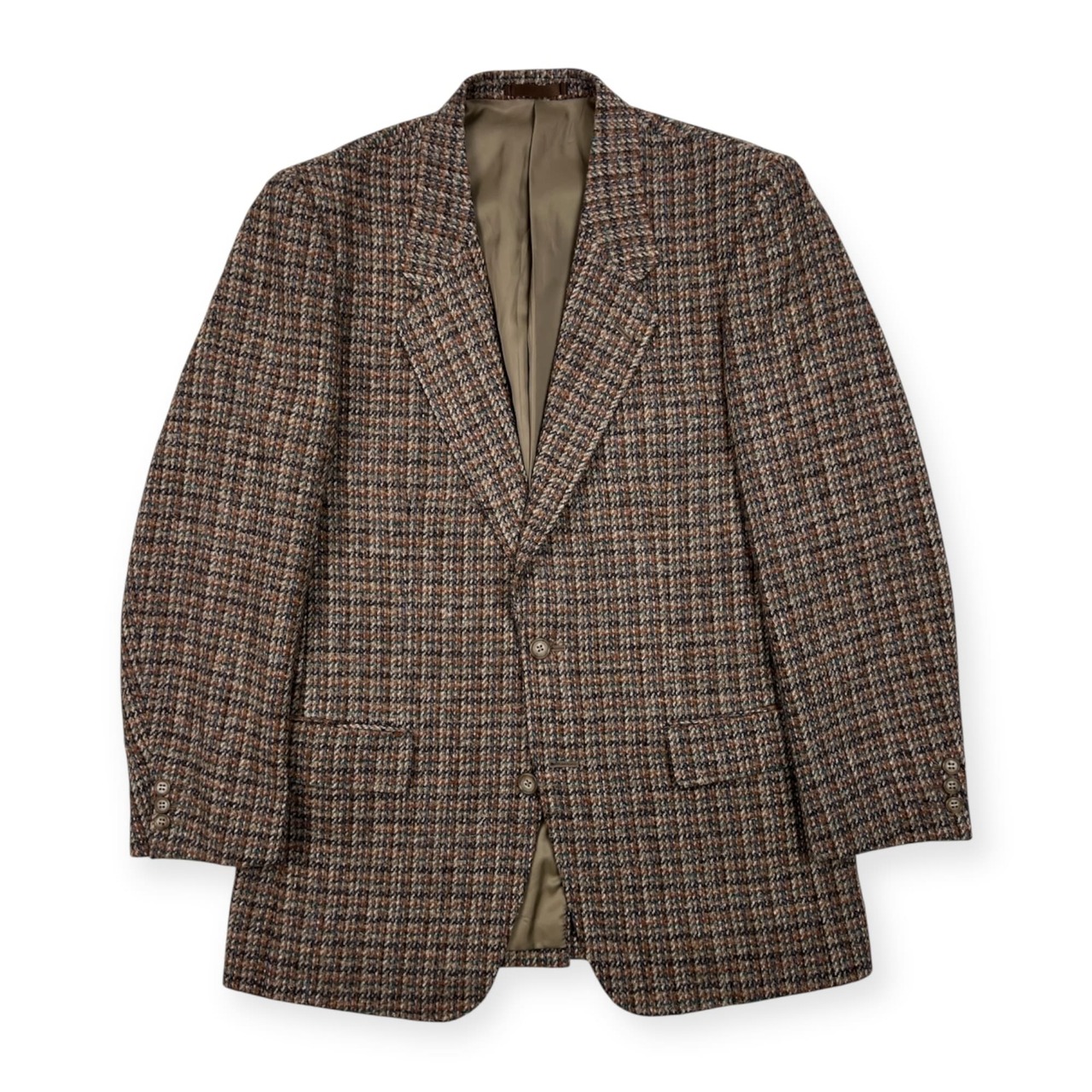 Harris Tweed ハリスツイード MARUZEN 丸善 ツイード テーラードジャケット L~XL程度 /メンズ/マルチチェック