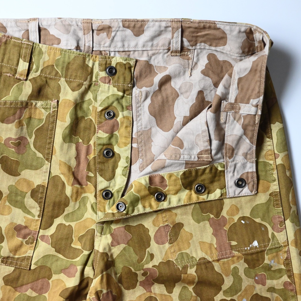 BOWWOW / DUCK HUNTER CAMO FIELD PANTS