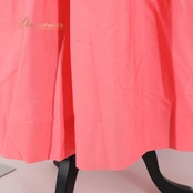 【フラダンス衣装】ピンク Paondor パンドール ワンピース ドレス フリル レフア柄 花柄 シンプル ハワイアン アロハ かわいい