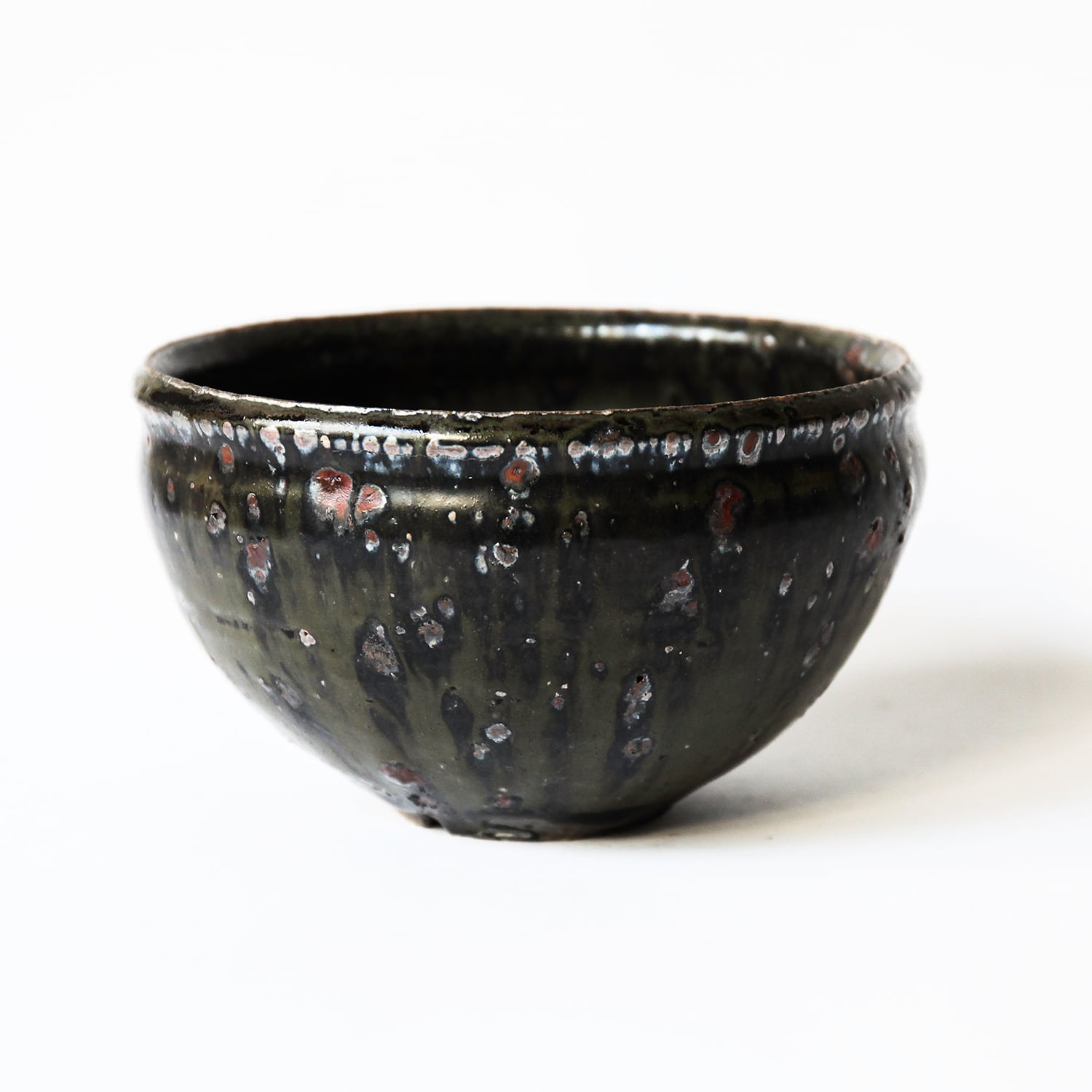 黒化粧植木鉢“碗型 D” (小野象平)