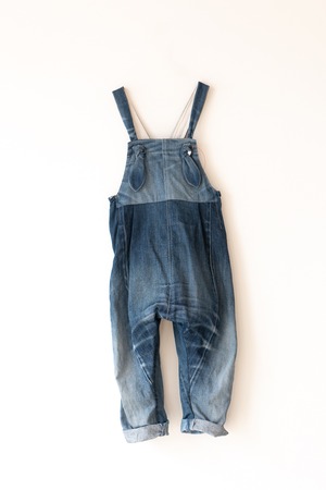upcycle denim salopette M size M-d