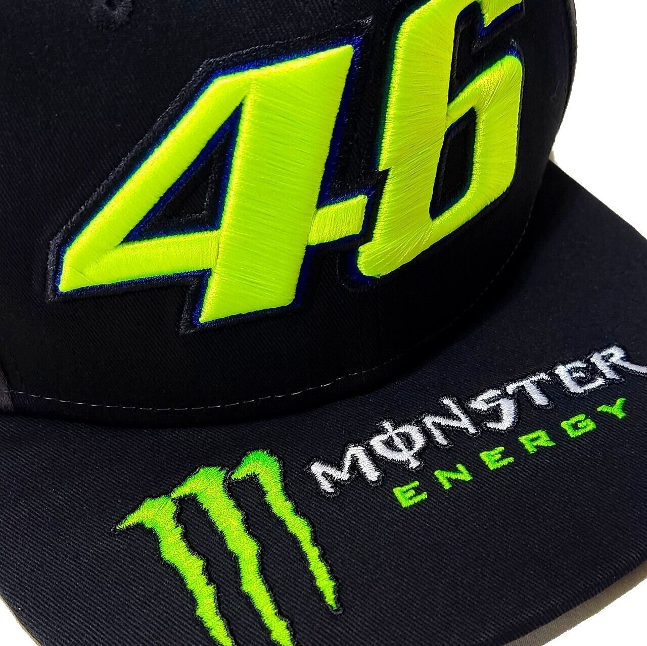 VR46 MONSTER ENERGY ビッグ46ロゴ キャップ