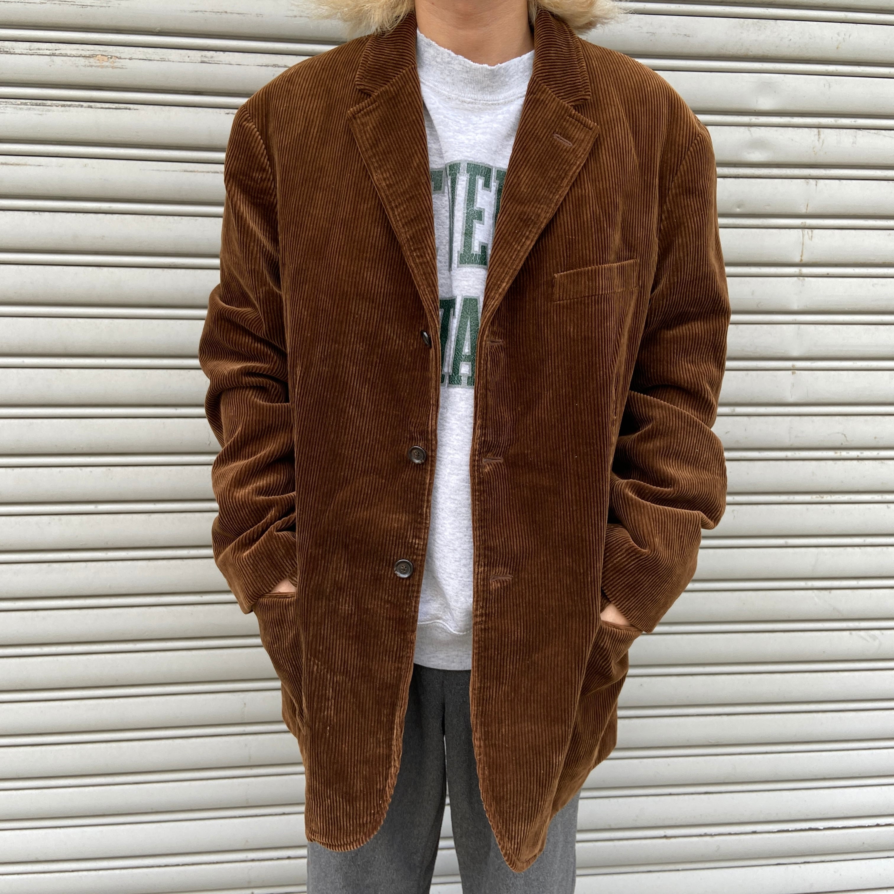90s Ralph lauren 太畝コーデュロイテーラードジャケット L 90s Ralph lauren 太畝コーデュロイテーラードジャケット L