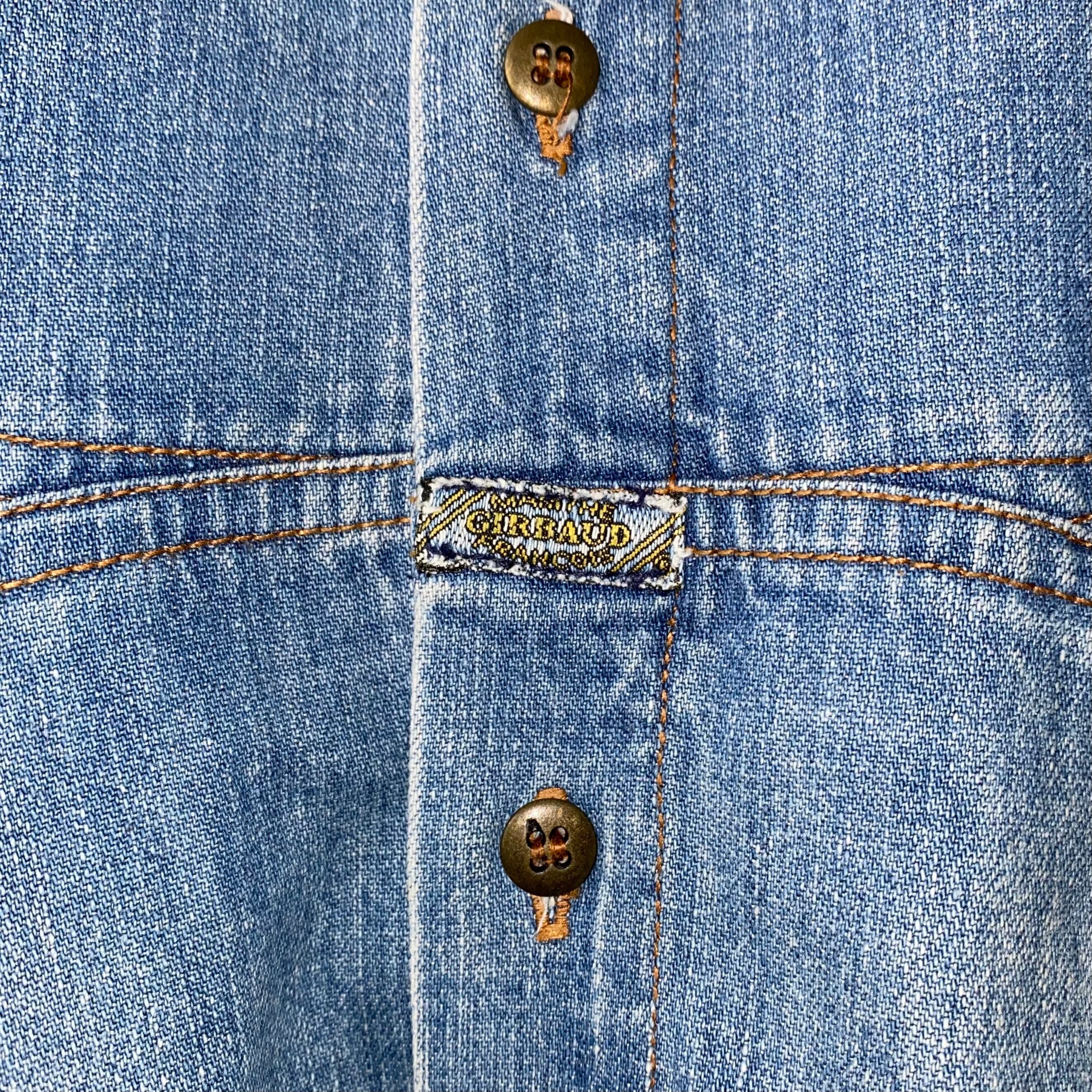 MARITHE FRANCOIS GIRBAUD oversized chambray shirt | NOIR ONLINE