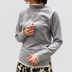 vm double-collar turtleneck pullover