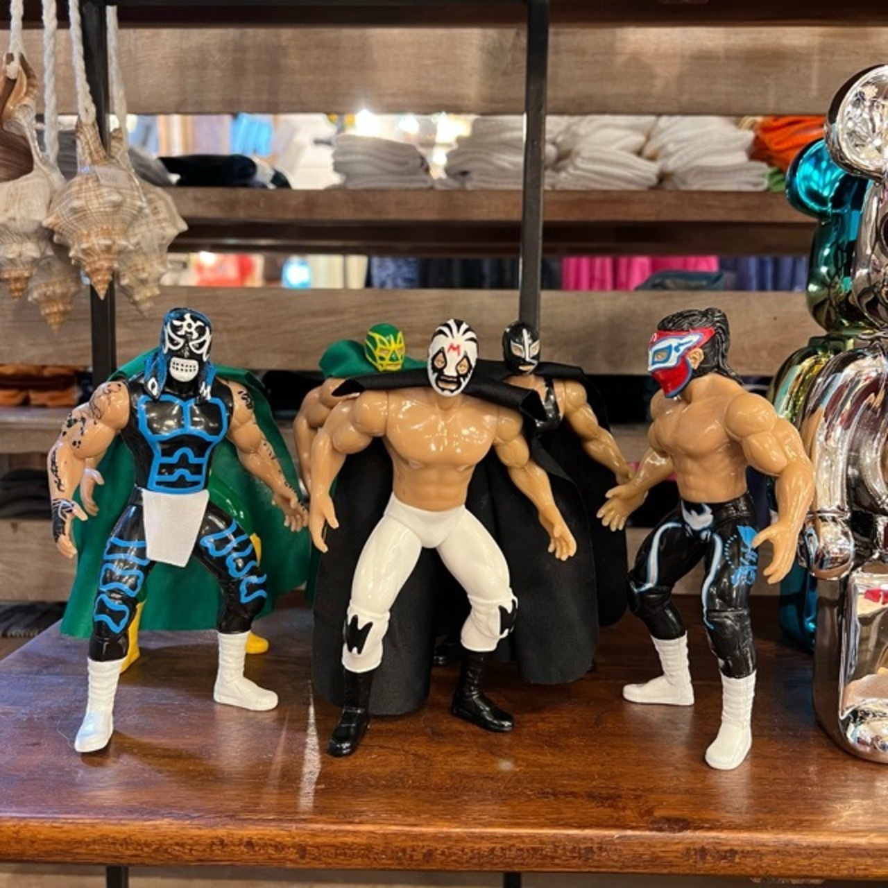 Lucha Libre figures　Fishman　ルチャリブレフィギュア　フィッシュマン　レスラー　フィギュア　オブジェ　覆面　覆面レスラー