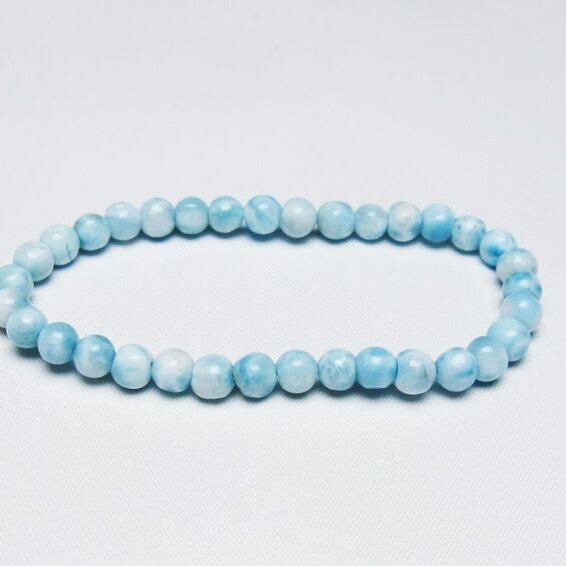 ラリマー ブレスレット 6mm 一点物 メール便可 [M便 1/10] 111-47976