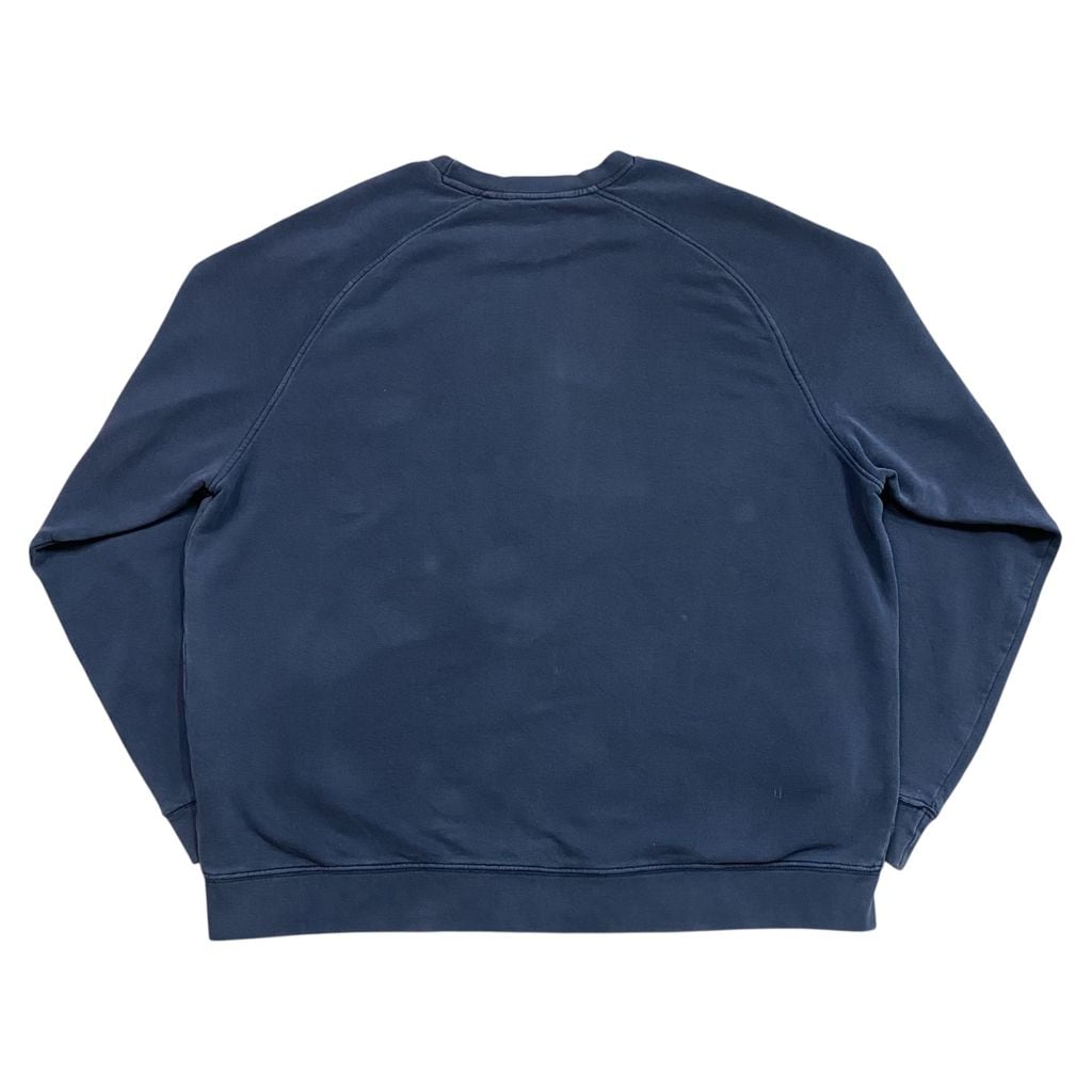 00s NIKE モルドバ製 スウッシュ フェード スウェット ネイビー ナス紺