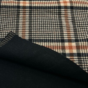 ★NY224◆50cm◆ウールアクリル混起毛カシミアタッチ生地◆グレンチェック