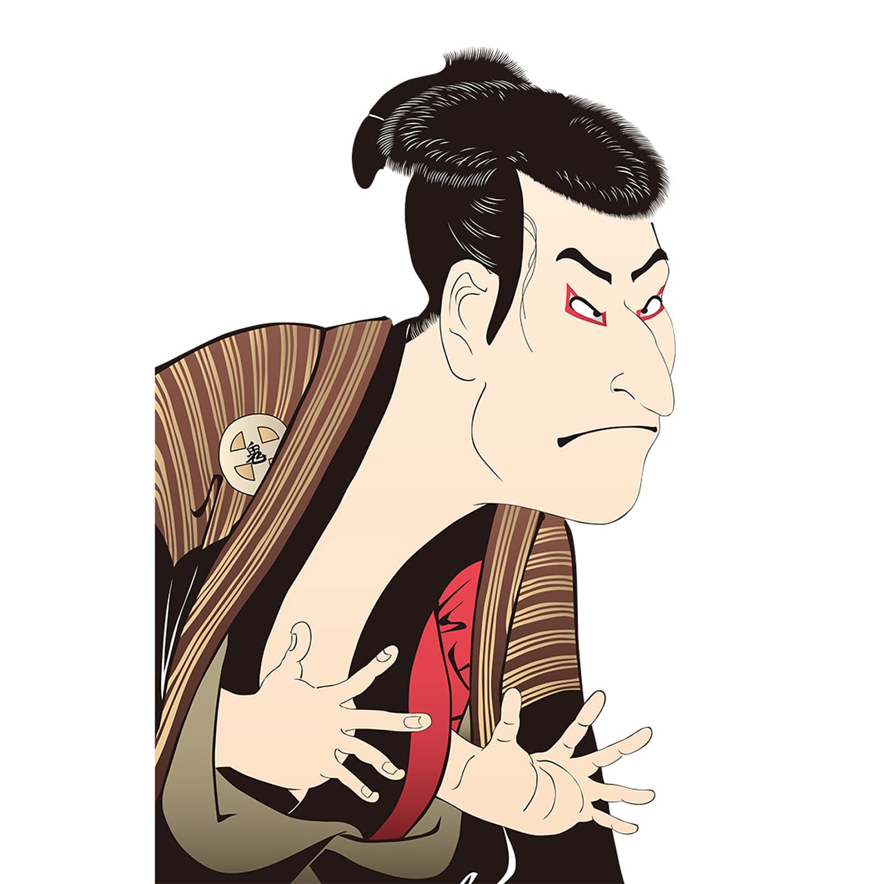 三世大谷鬼次の奴江戸兵衛 Yakko Edobei by Otani Oniji III | 浮世絵