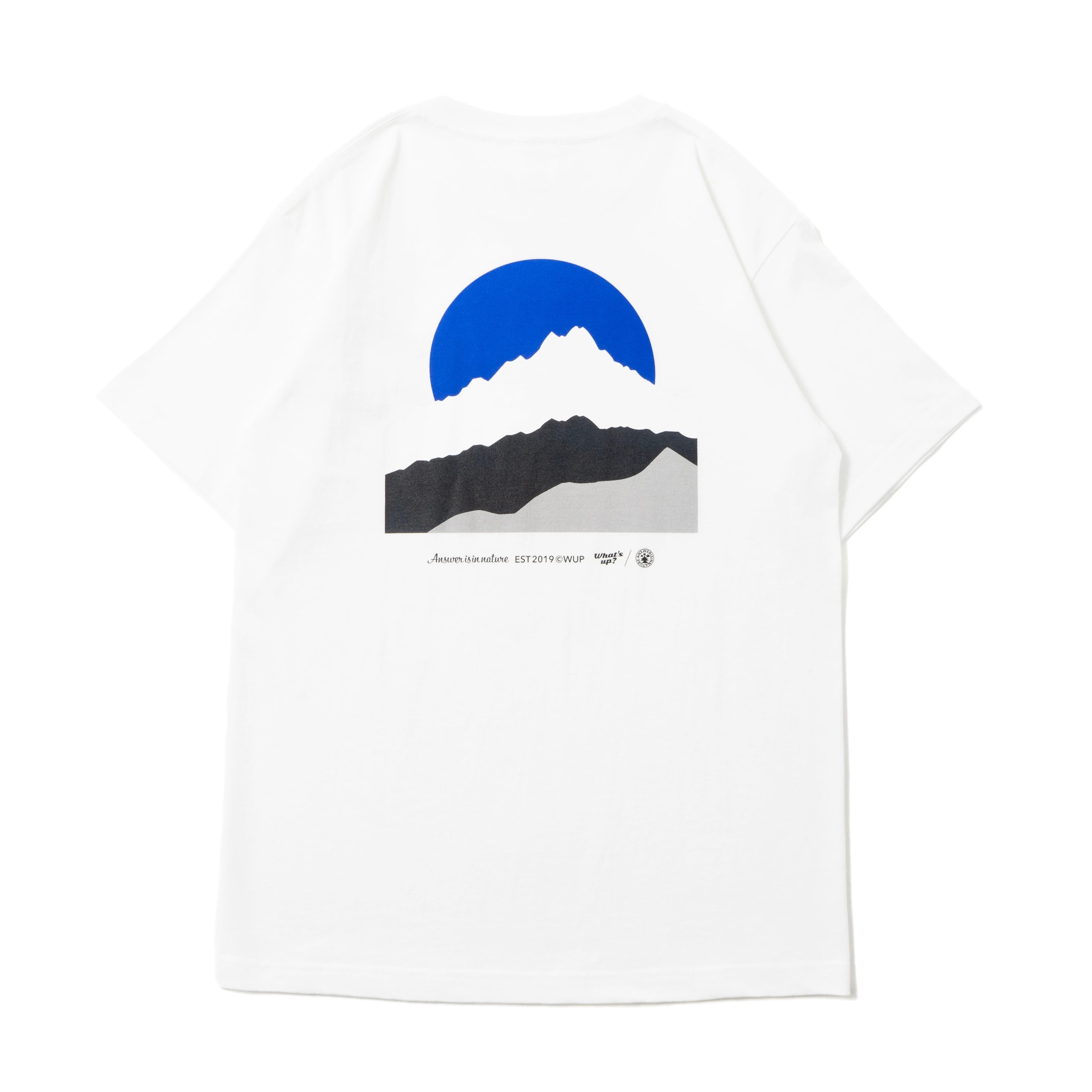 【ディスプレイ】WUP MOUNTAIN LOGO TEE WHITE