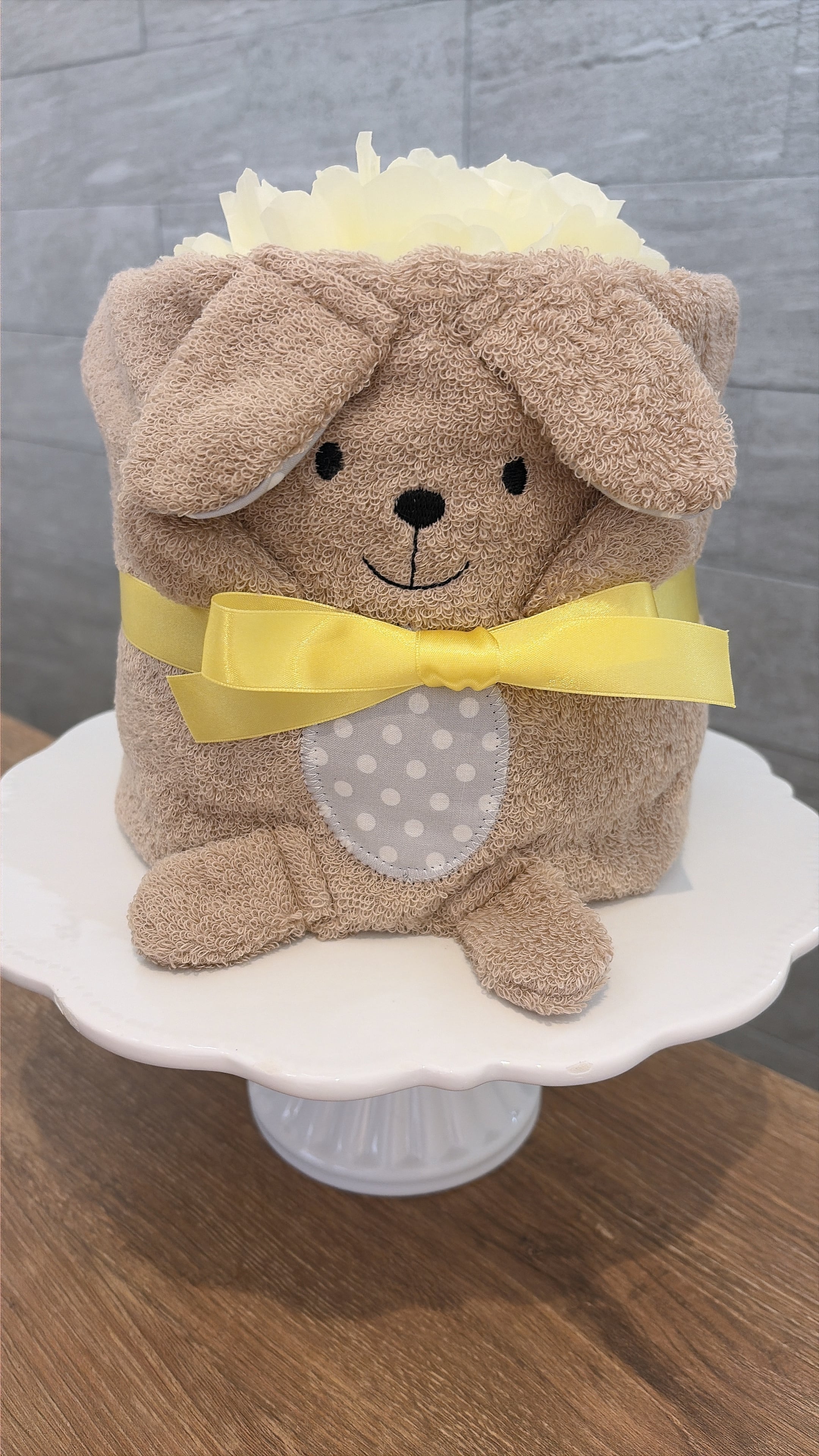 ☆お名前刺繡無料キャンペーン中☆今治タオル うまれるぬいぐるみ　おむつケーキ　