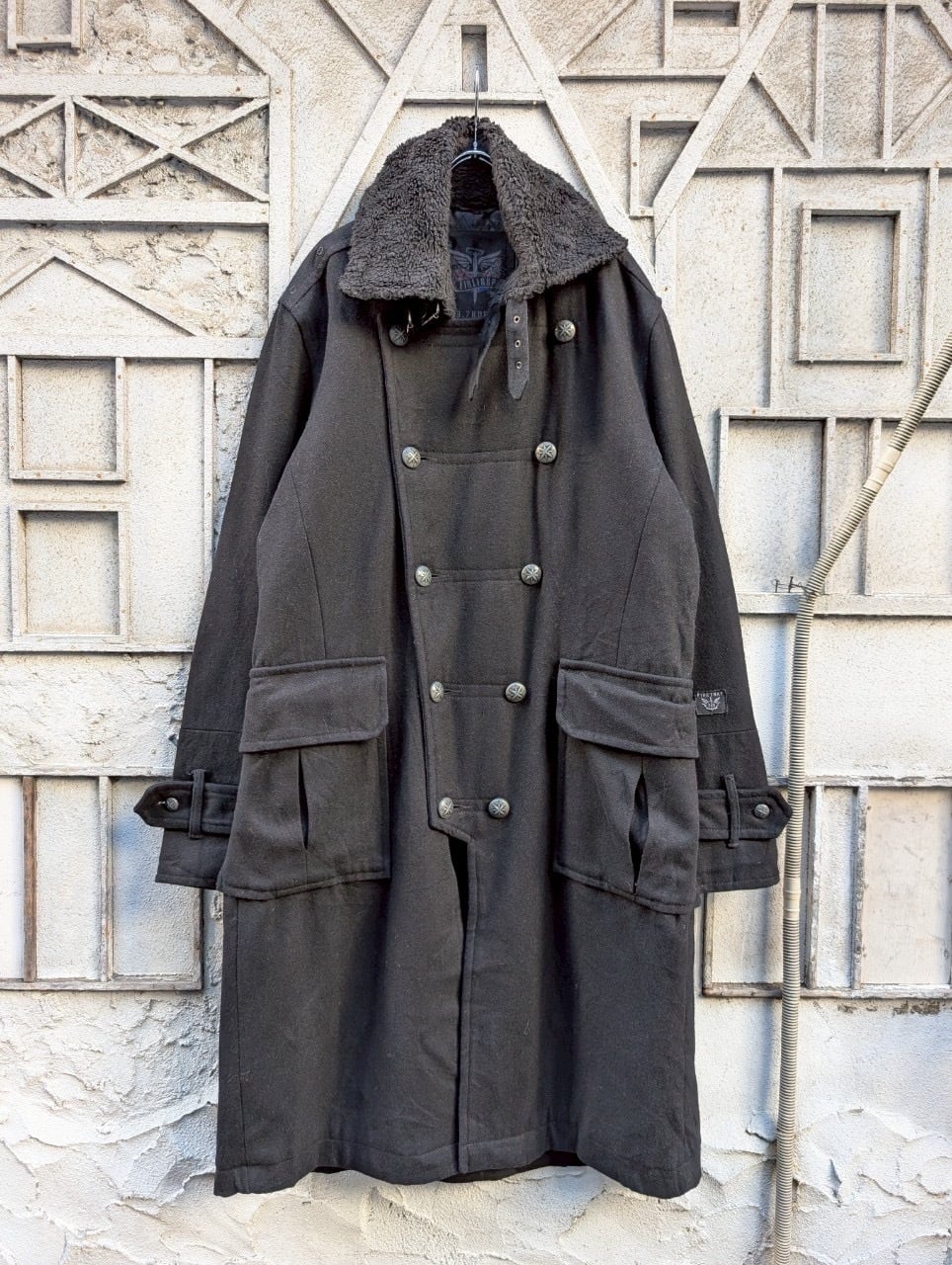 "FIRETRAP" wool long coat