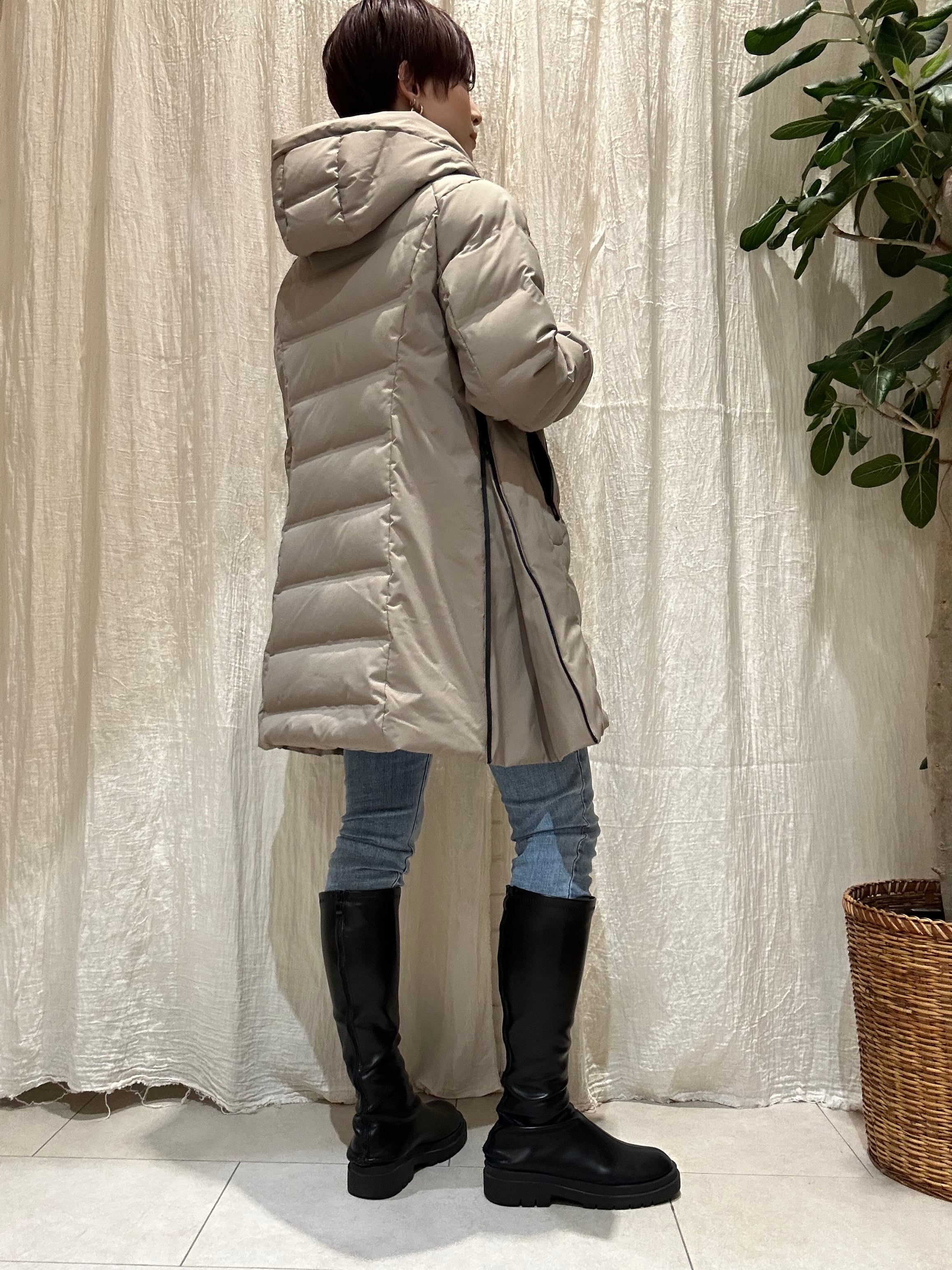 ロングシームレスダウンジャケット RISLEY(リズレイ) | EARL