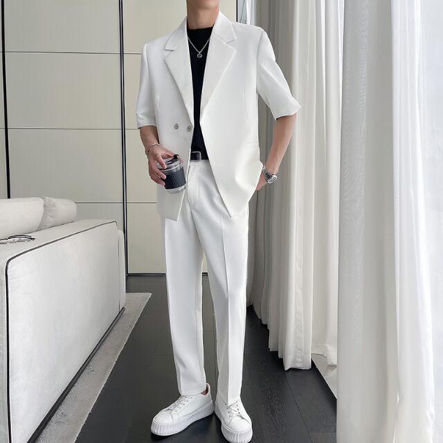 予約販売】2点セット スーツ パンツ メンズ セットアップ ジャケット