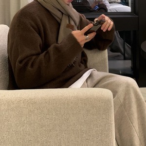 ベーシックラウンドネックニット　MT0080352