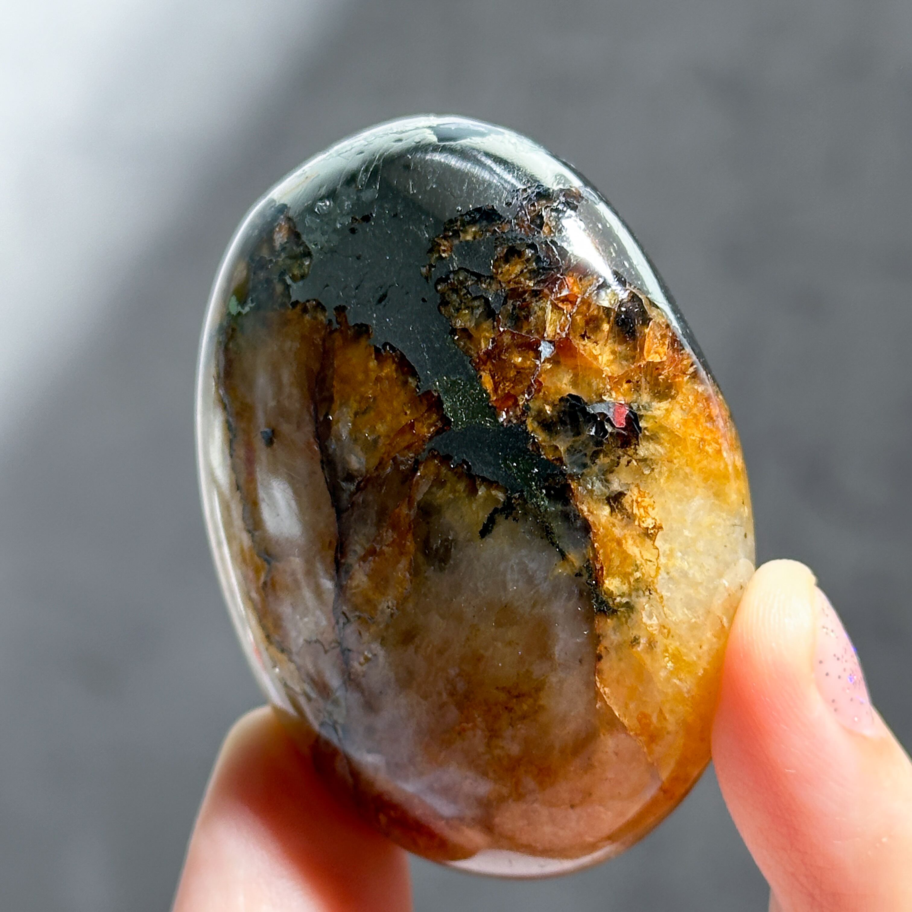パイライト with クォーツ パーム21 ◇Pyrite with Quartz◇天然石
