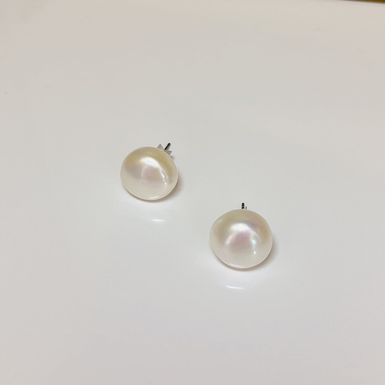 天然石 ピアス サンストーン パール ローズクォーツ ジュエリー