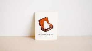 miss you cat ポストカード