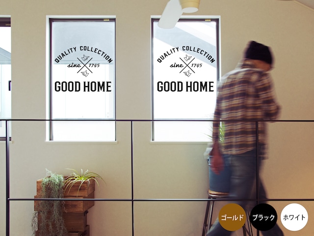 貼るだけでおうちカフェ GOOD HOMEウォールステッカー