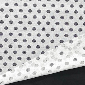 ★NY332◆3m◆ポリエステル100%ドットメッシュレース生地◆