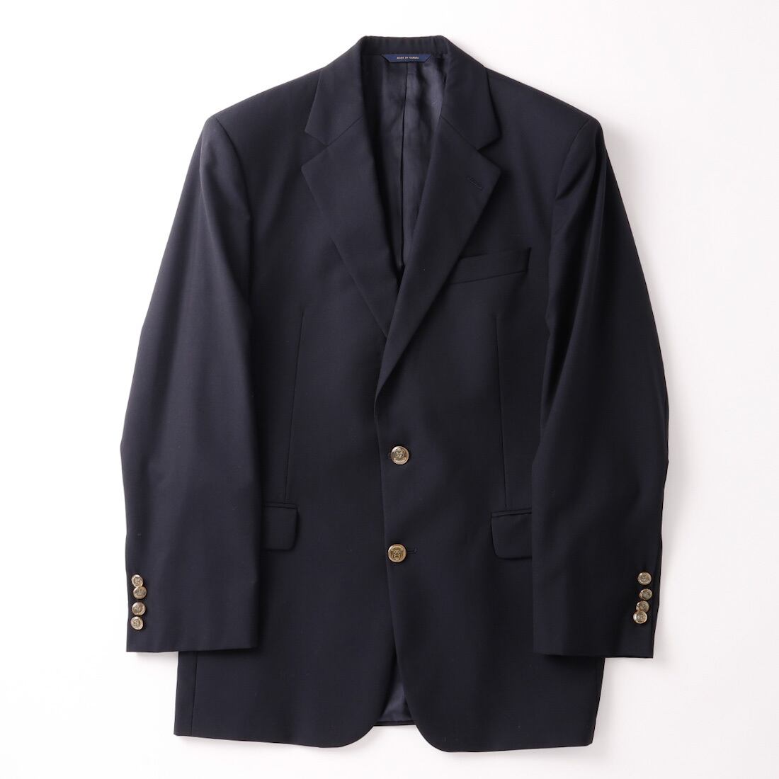 【極美品】BROOKS BROTHERS Loro Piana Made in Canada wool Navy blazer size40  metal button mint condition ／ブルックス ブラザーズ ロロピアーナ 高級生地 ウール 紺ブレ ネイビー ジャケット  サイズ40 ...