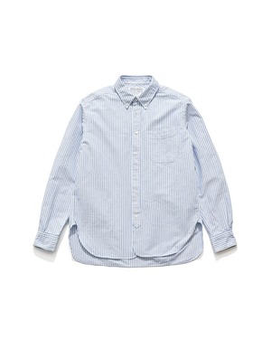 [EASTLOGUE] B.D REGULAR SHIRT / BLUE STRIPE OXFORD 正規品 韓国ブランド 韓国ファッション 韓国代行 イーストローグ 日本 店舗
