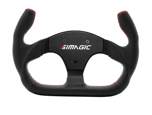SIMAGIC 交換用ステアリングリム GT CUP（レザー／HUBなし）