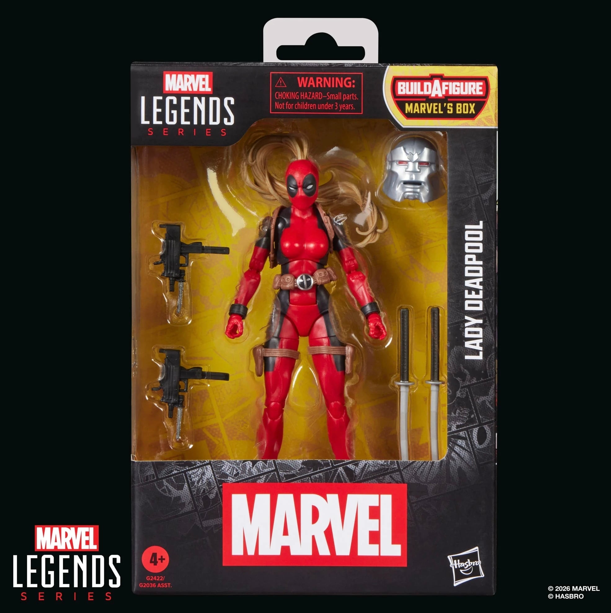 Hasbro Marvel Legends Lady Deadpool Action Figure (Marvel's Box