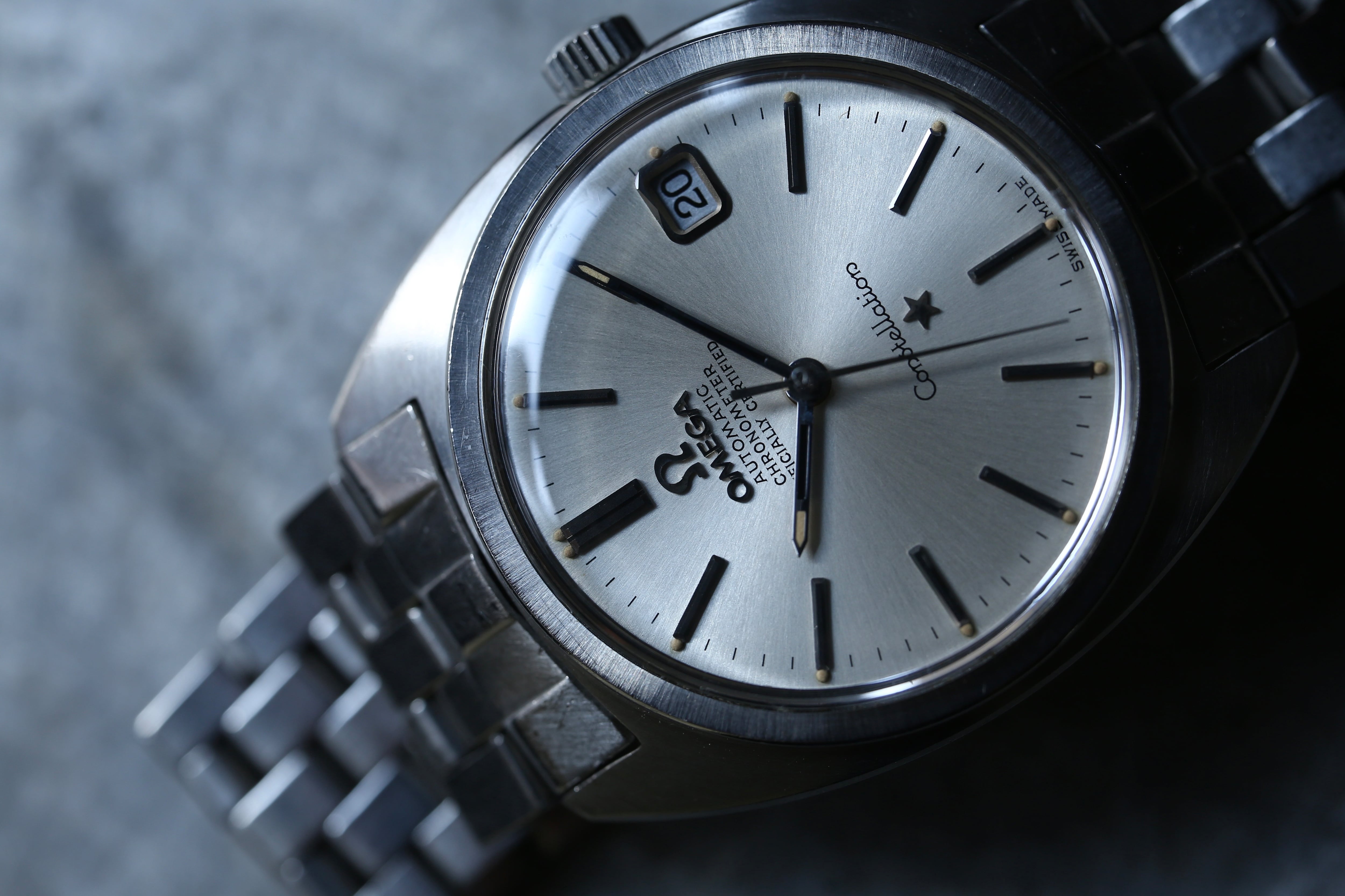 OMEGA】 1970年製 オメガ コンステレーション Cライン フラットベゼル