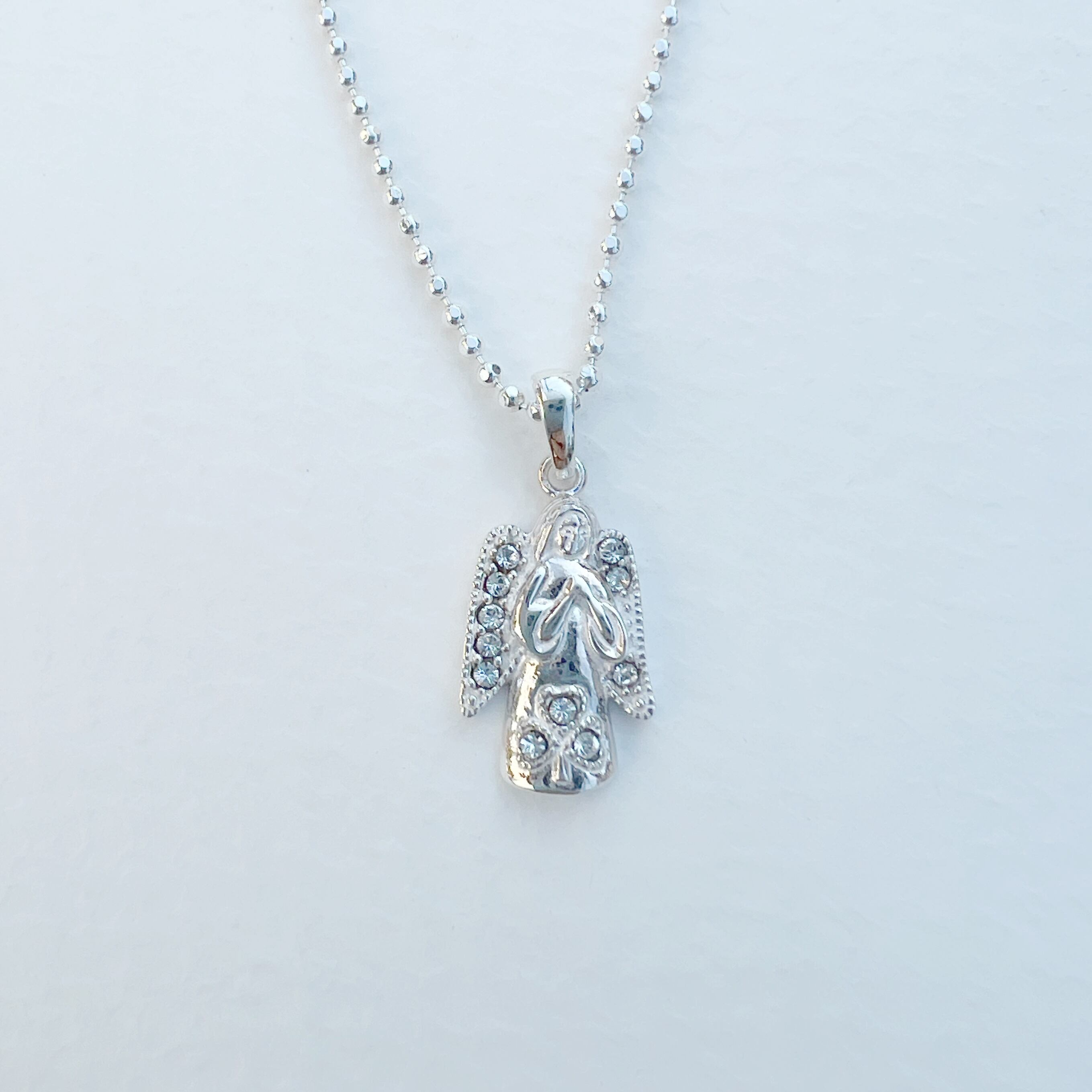 クリスタル エンジェル ペンダント | 鎌倉のシルバージュエリー  