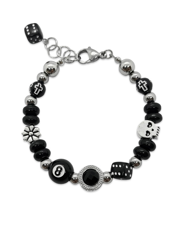 BLACK×SILVER POP BRACELET
